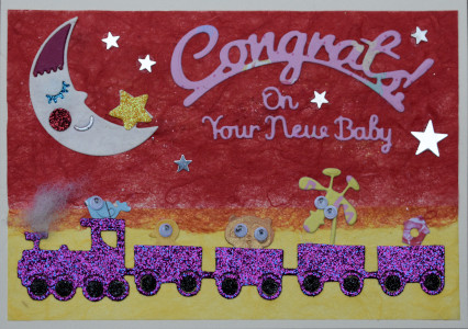 Train Baby Card