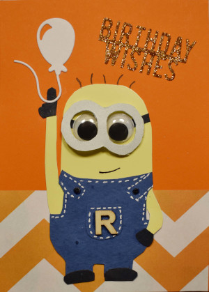 Minion Birthday Card