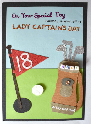 Lady Captains Day Card