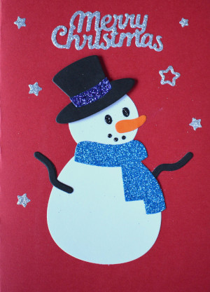 Snowman Christmas Card