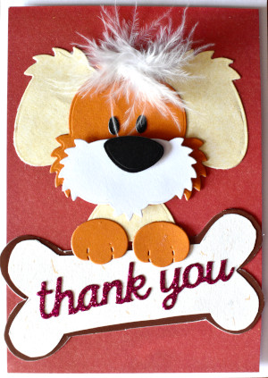 Doggie Thank You Card