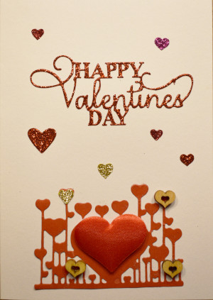 Valentine's Day Hearts Card