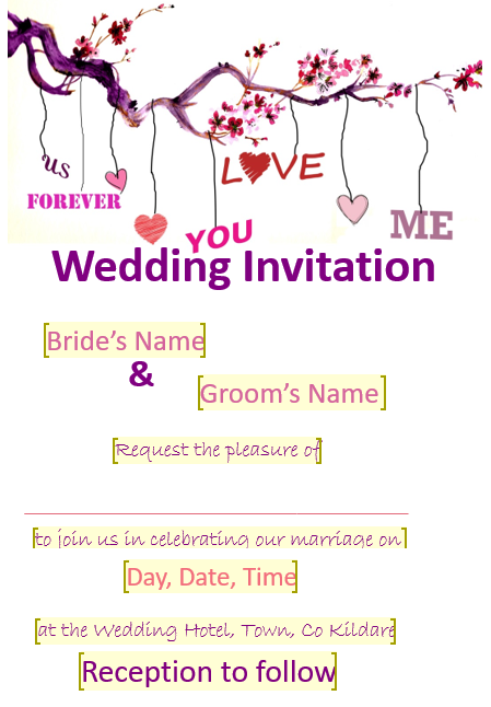 Wedding Invitation Stationary