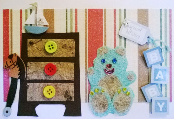 Teddy Bear Baby Card