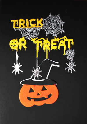 Halloween Trick or Treat Card