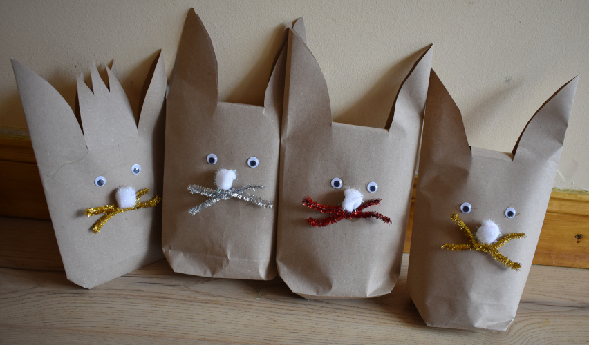 Easter Rabbit Gift Bags